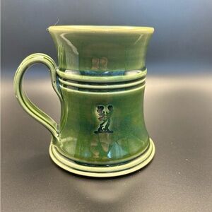 Vintage green Clayworks Pottery Mug